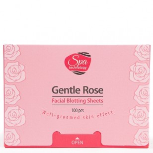 Matinį efektą suteikianti servetėlė ​​veidui „Švelni rožė“ 100 vnt.
